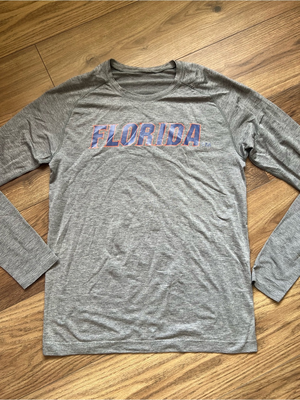 Lululemon Florida Gators Metal Vent Tech Long Sleeve Shirt Grey Men's M